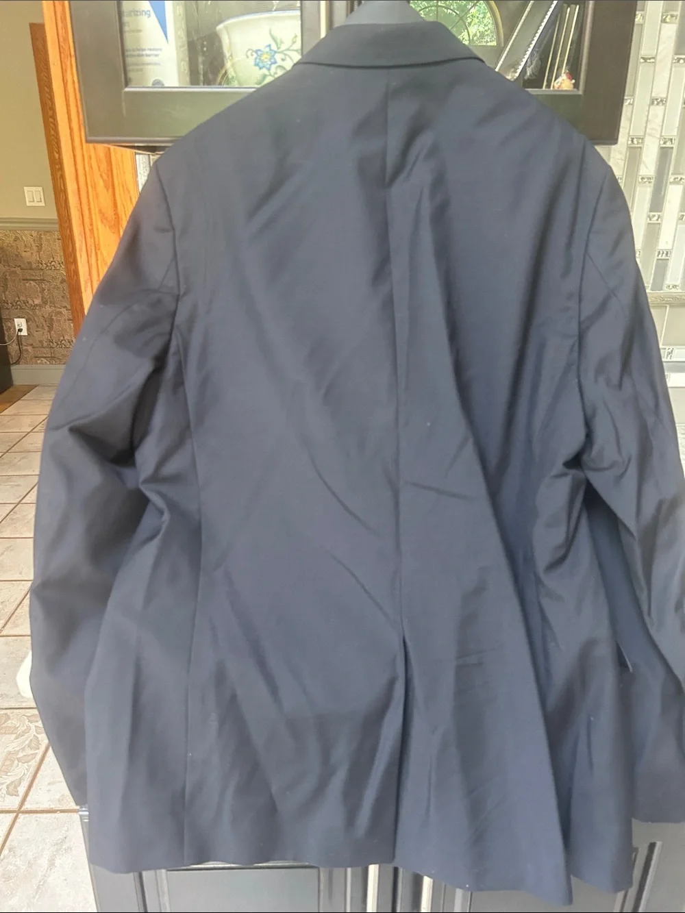 Ralph Lauren Men’s 44 R Navy Blue Blazer 100% Wool Canada 2 Button Suit Jacket